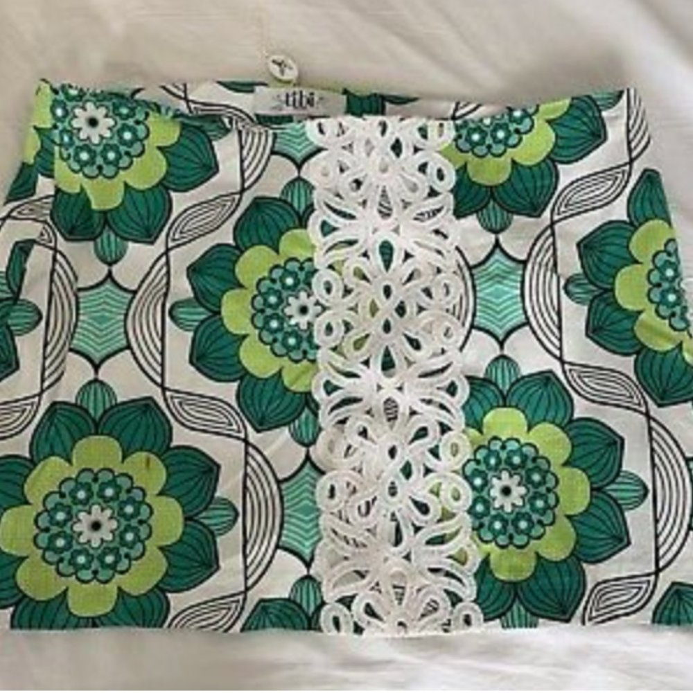 Tibi Patterned Skirt 6